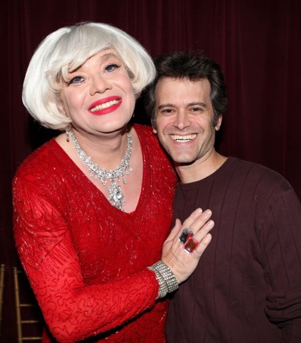 Richard Skipper as 'Carol Channing' &  director Mark Robert Gordon  Photo