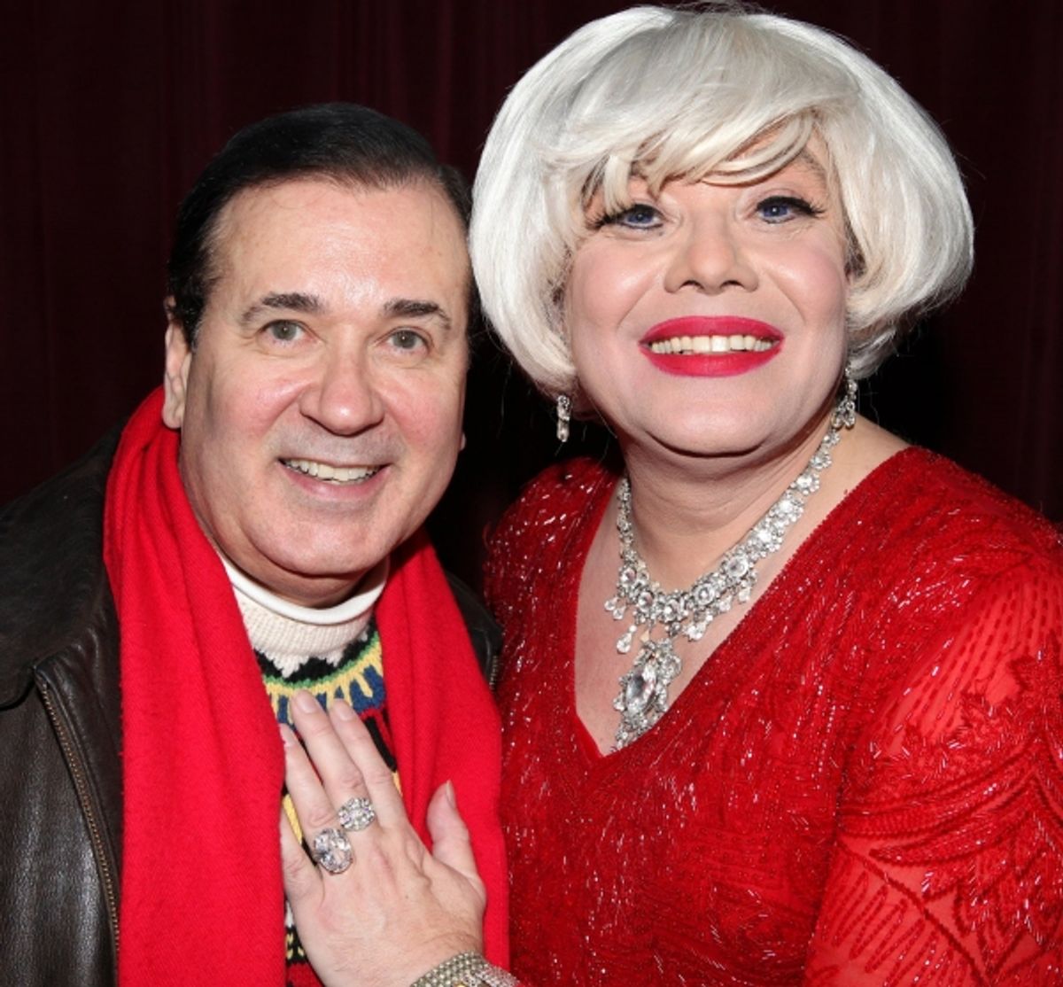  Leroy Reems & Richard Skipper as 'Carol Channing' at 