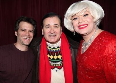 director Mark Robert Gordon , Richard Skipper as 'Carol Channing' & Leroy Reems Photo