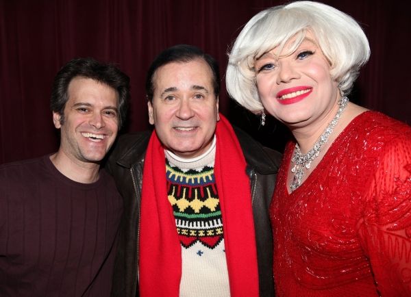 director Mark Robert Gordon , Richard Skipper as 'Carol Channing' & Leroy Reems Photo