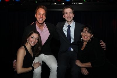 Christina Bianco, Michael West, Jason Walton West and Christine Pedi Photo