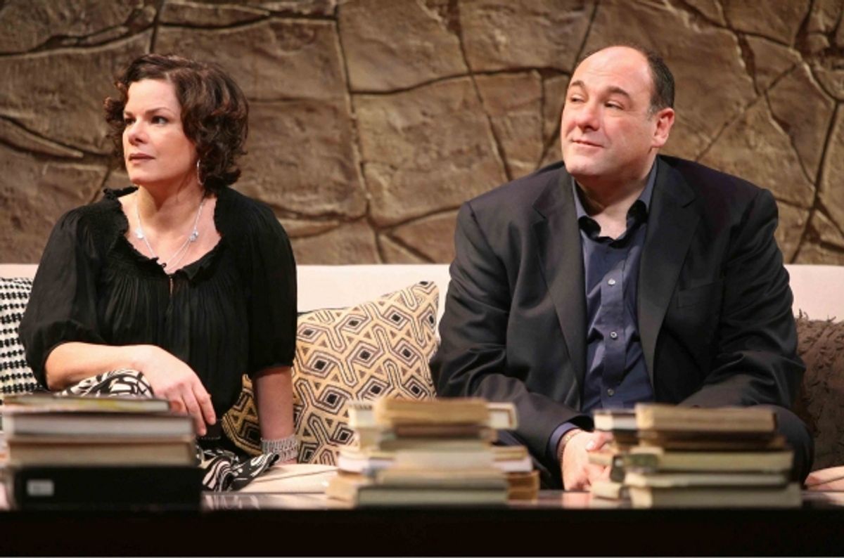 Marcia Gay Harden and James Gandolfini at 
