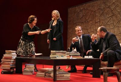 Marcia Gay Harden, Hope Davis, Jeff Daniels and James Gandolfini Photo