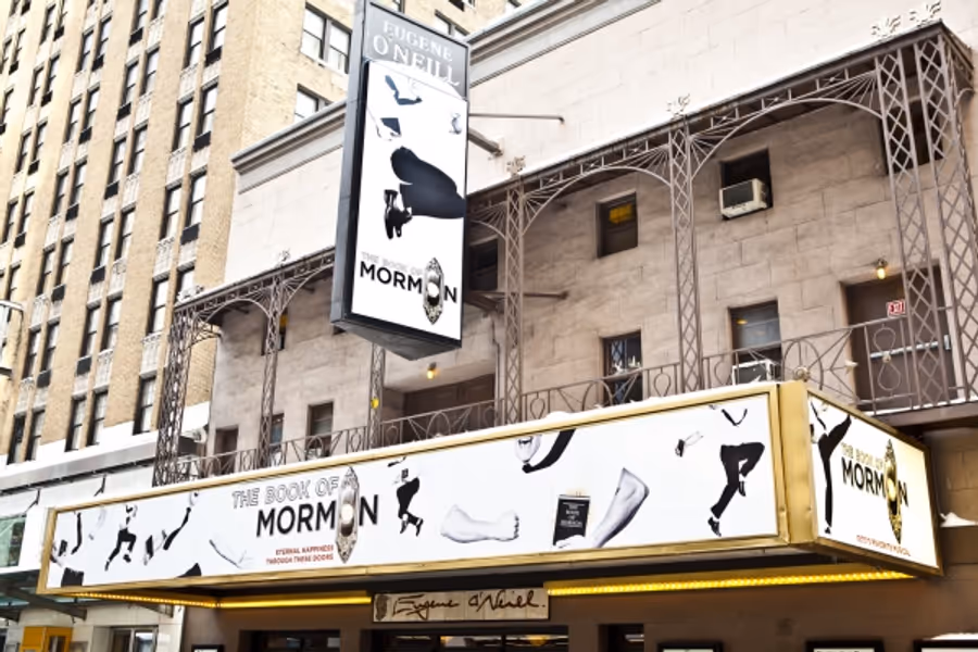 Photo Coverage: UP ON THE MARQUEE: THE BOOK OF MORMON! Image