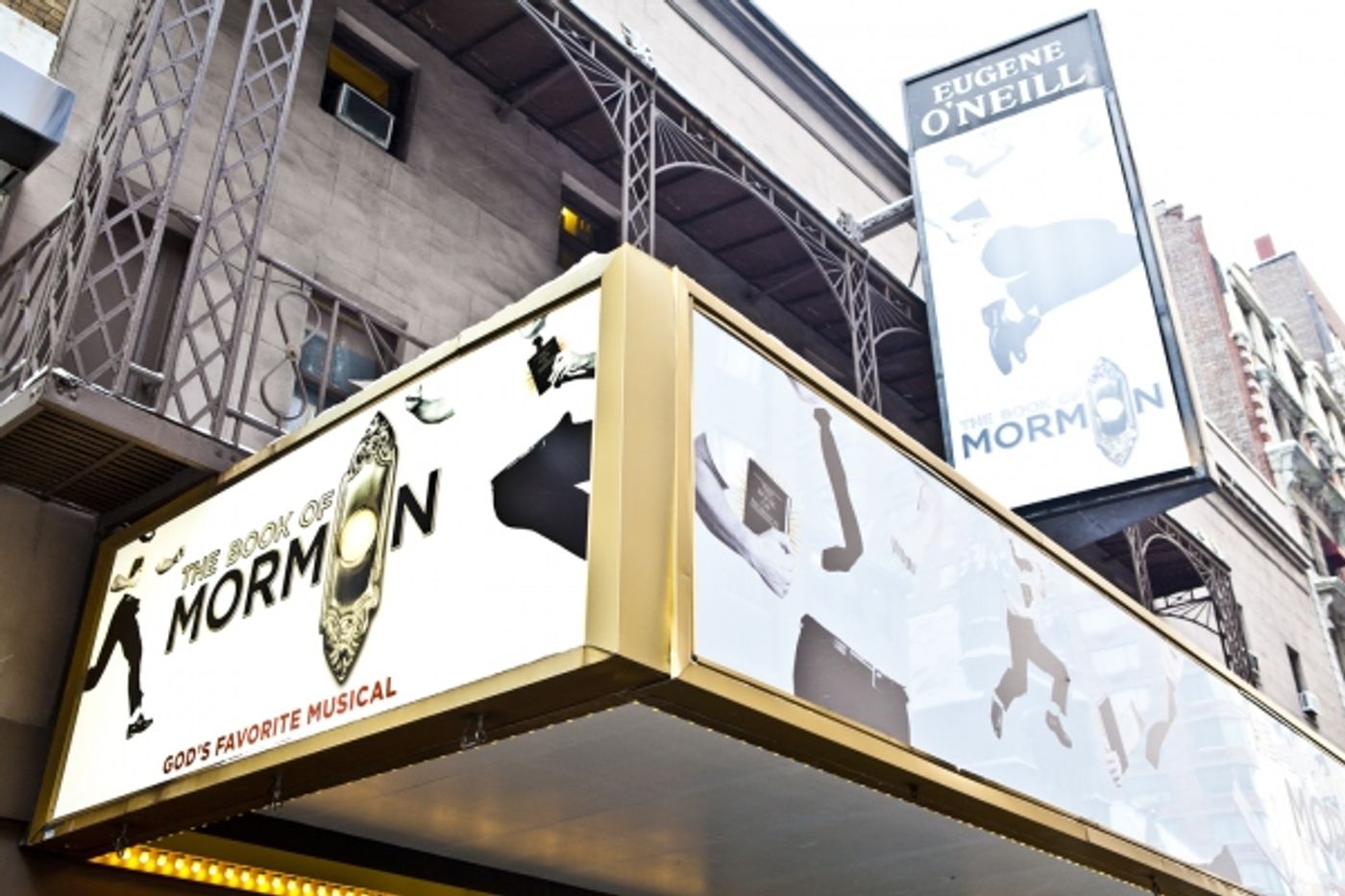 Photo Coverage: UP ON THE MARQUEE: THE BOOK OF MORMON! Photo Coverage: UP ON THE MARQUEE: THE BOOK OF MORMON! Image