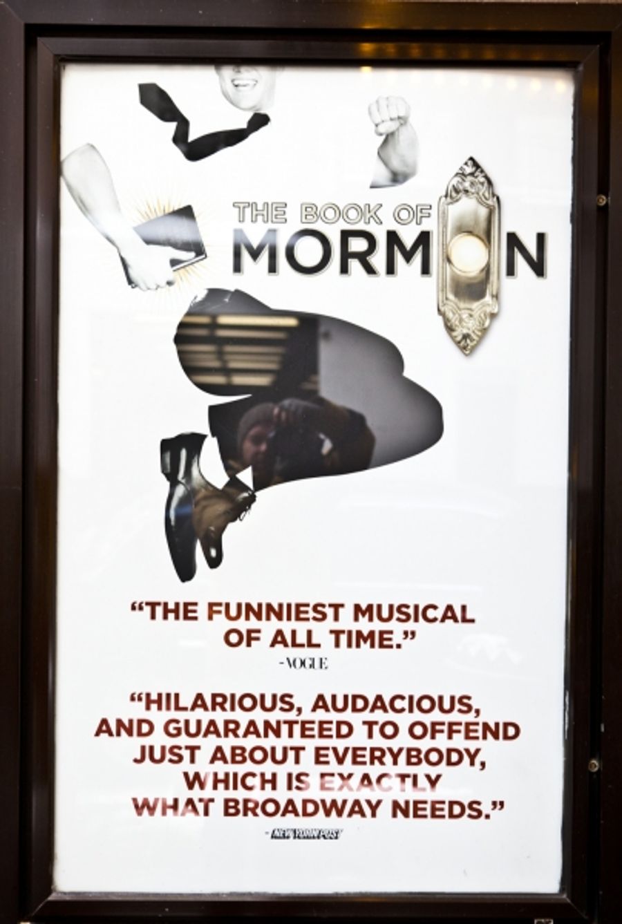 Photo Coverage: UP ON THE MARQUEE: THE BOOK OF MORMON! Image