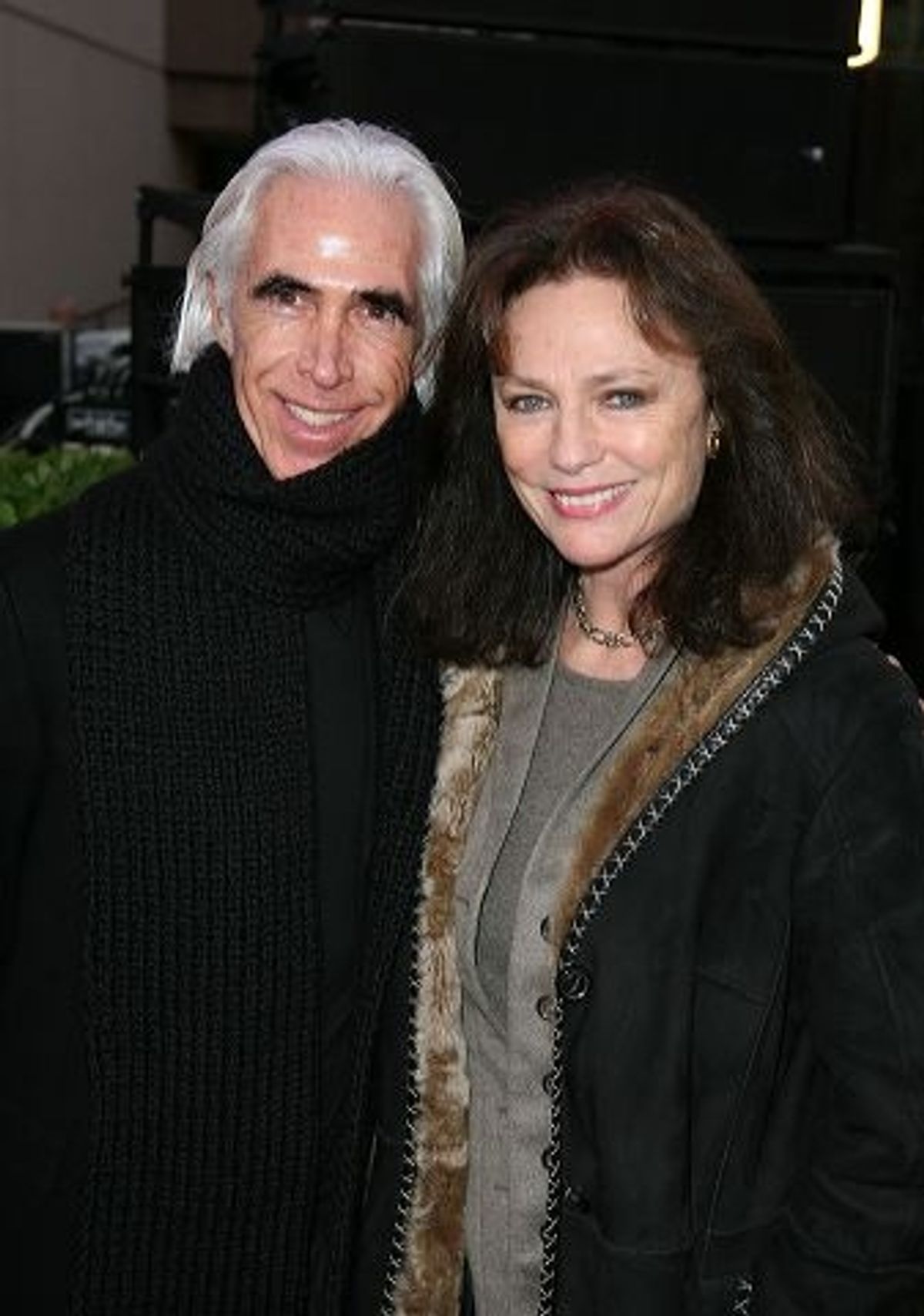 Nicky Butler (L) and actress Jacqueline Bisset at 