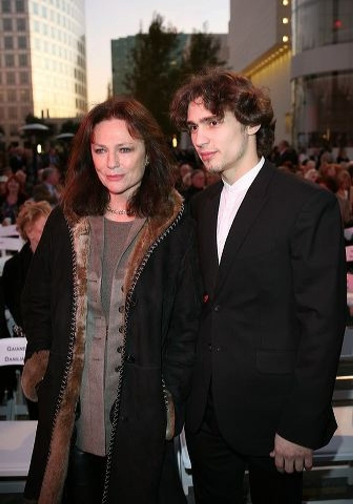 Jacqueline Bisset (L) and Bolshoi Ballet dancer Ivan Vasiliev at 