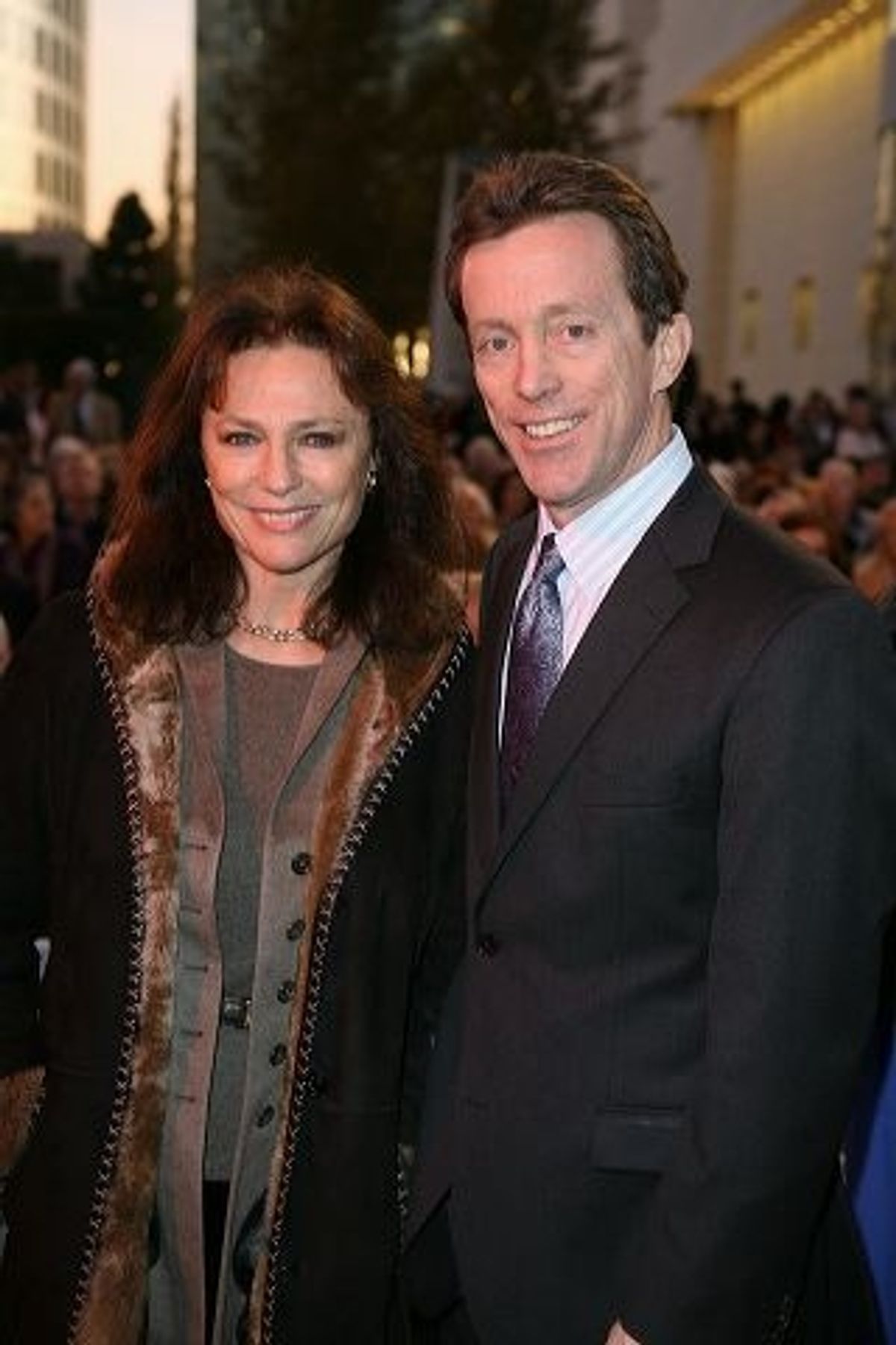 Jacqueline Bisset (L) and Center President Terry Dwyer  at 