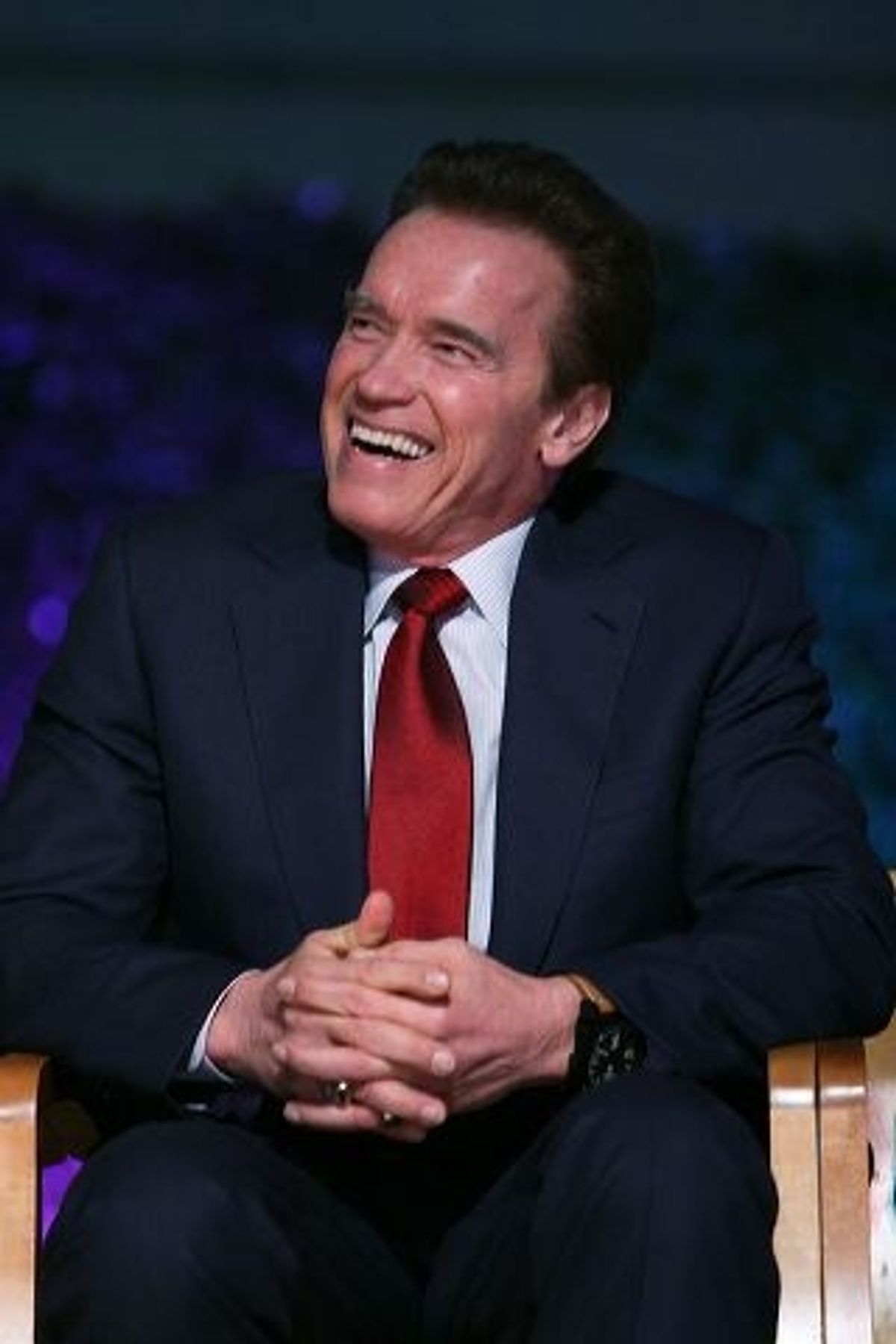 Former Govenor Arnold Schwartzenegger at 