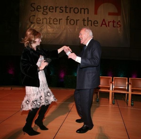 Elizabeth Segerstrom (L) and Founding Chairman Henry Segerstrom Photo