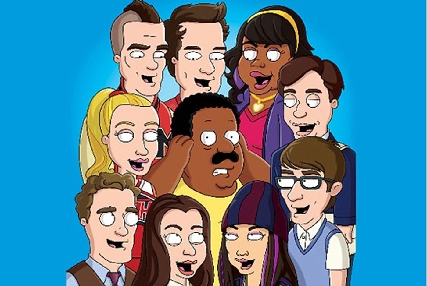 Photo Coverage: First Look at GLEE on 'The Cleveland Show'  Image