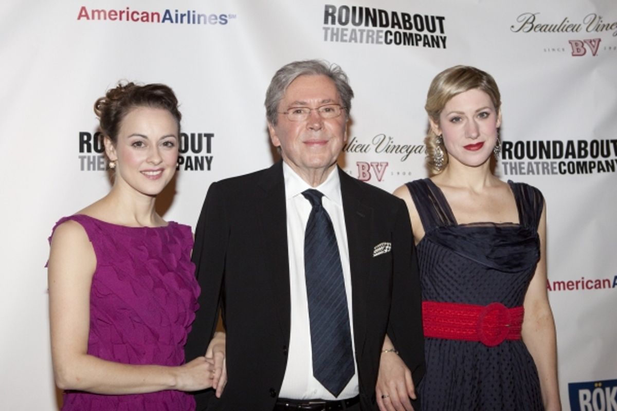 Sara Topham, Brian Bedford and Charlotte Parry at 