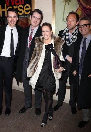 Jon Robin Baitz, John Benjamin Hickey, Sarah Jessica Parker and Andy Cohen Jon Robin  Photo