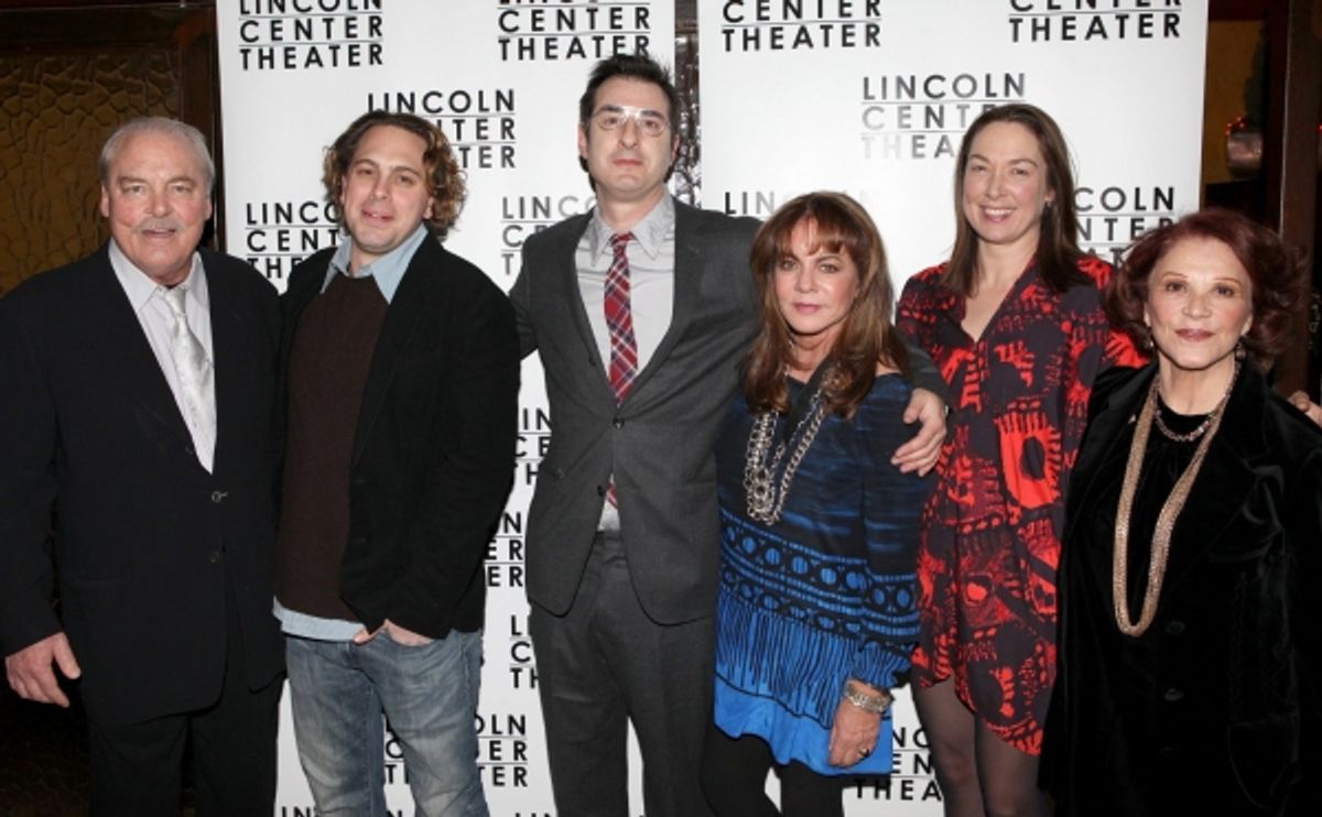 Stacy Keach, Thomas Sadoski, Jon Robin Baitz, Stockard Channing, Elizabeth Marvel & Linda Lavin at 