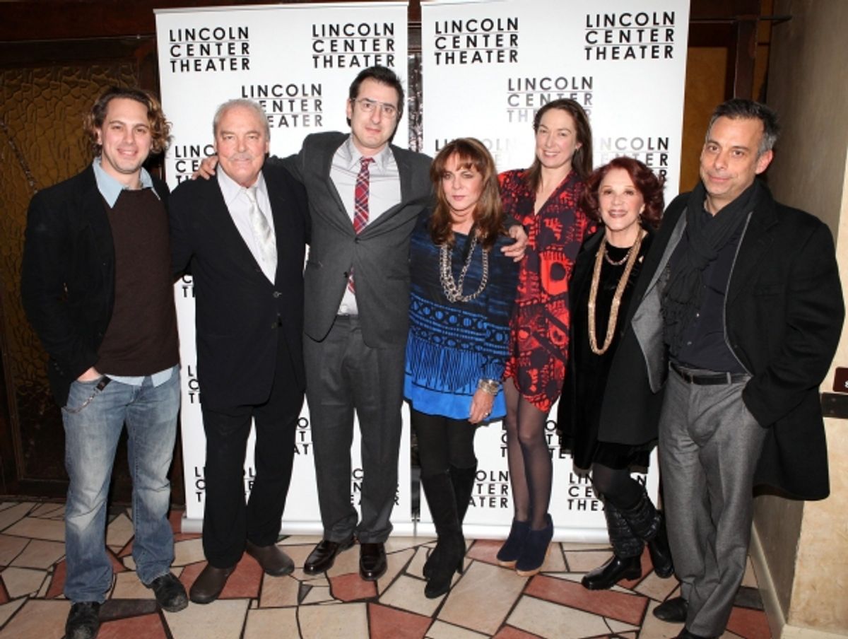 Stacy Keach, Thomas Sadoski, Jon Robin Baitz, Stockard Channing, Elizabeth Marvel, Linda Lavin & Joe Mantello  at 