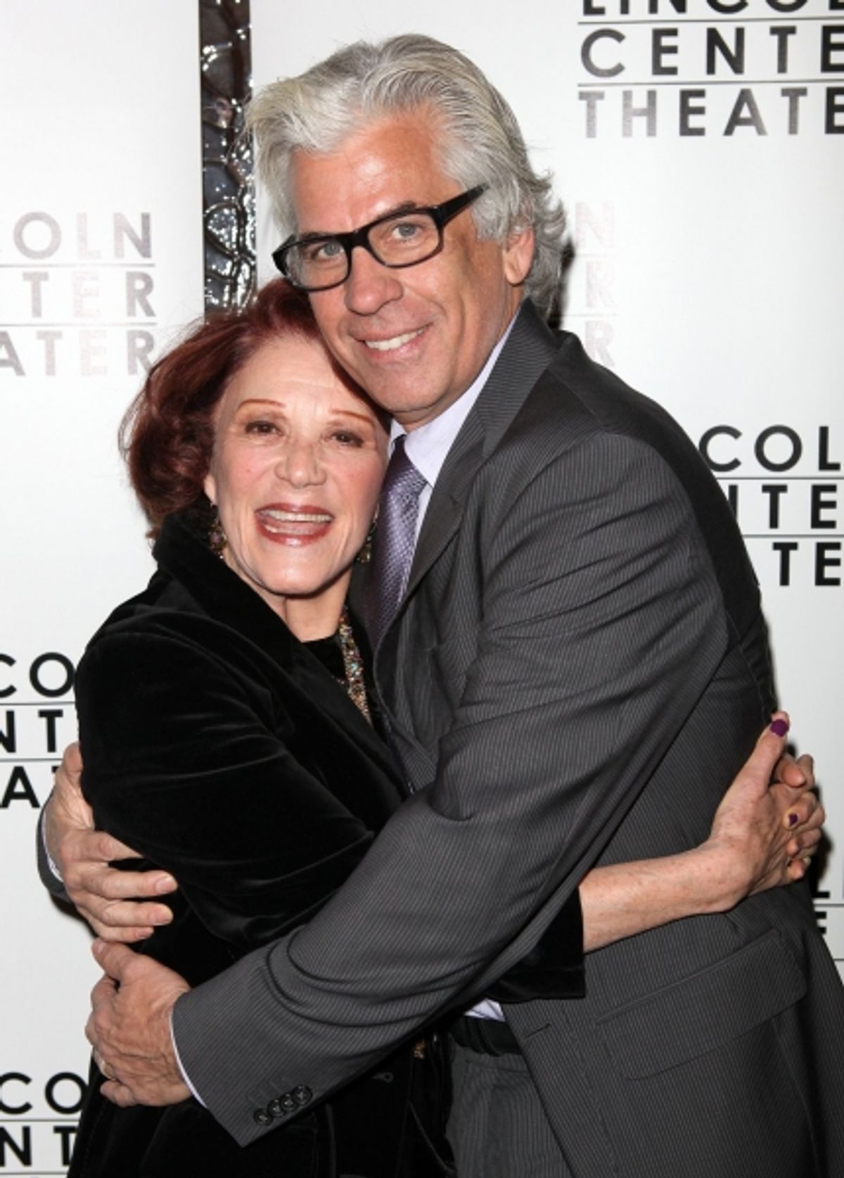 Linda Lavin and her husband Steve Bakunas  at 