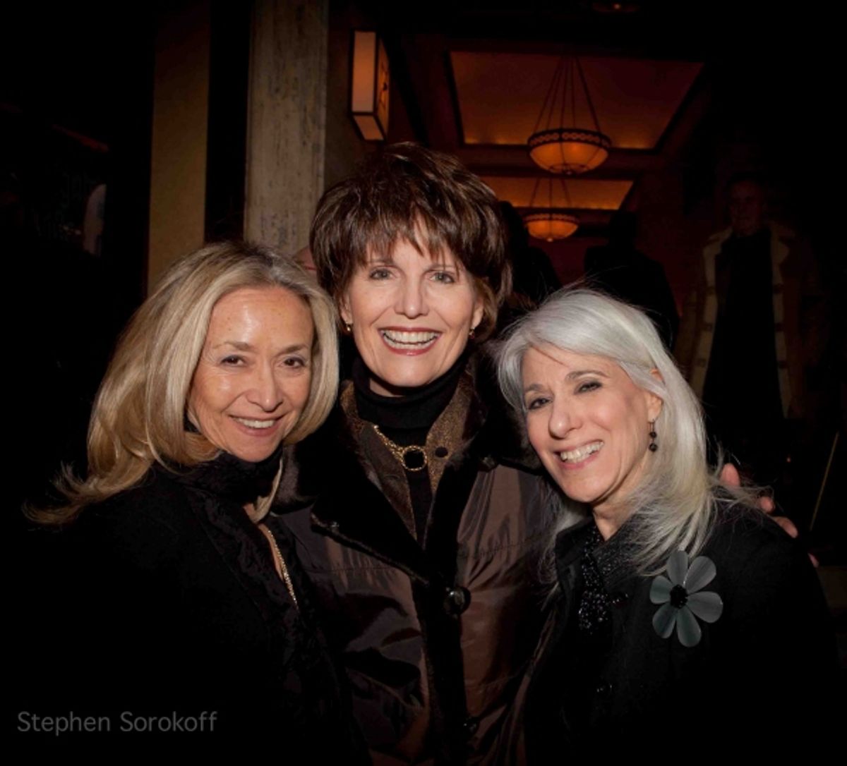 Eda Sorokoff,Lucy Arnaz, Jamie deRoy at 