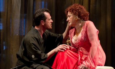 Darren Pettie and Olympia Dukakis Photo