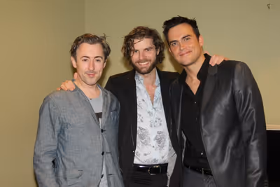 Alan Cumming, Lance Horne and Cheyenne Jackson Photo
