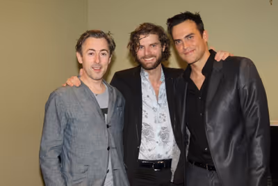 Alan Cumming, Lance Horne and Cheyenne Jackson Photo