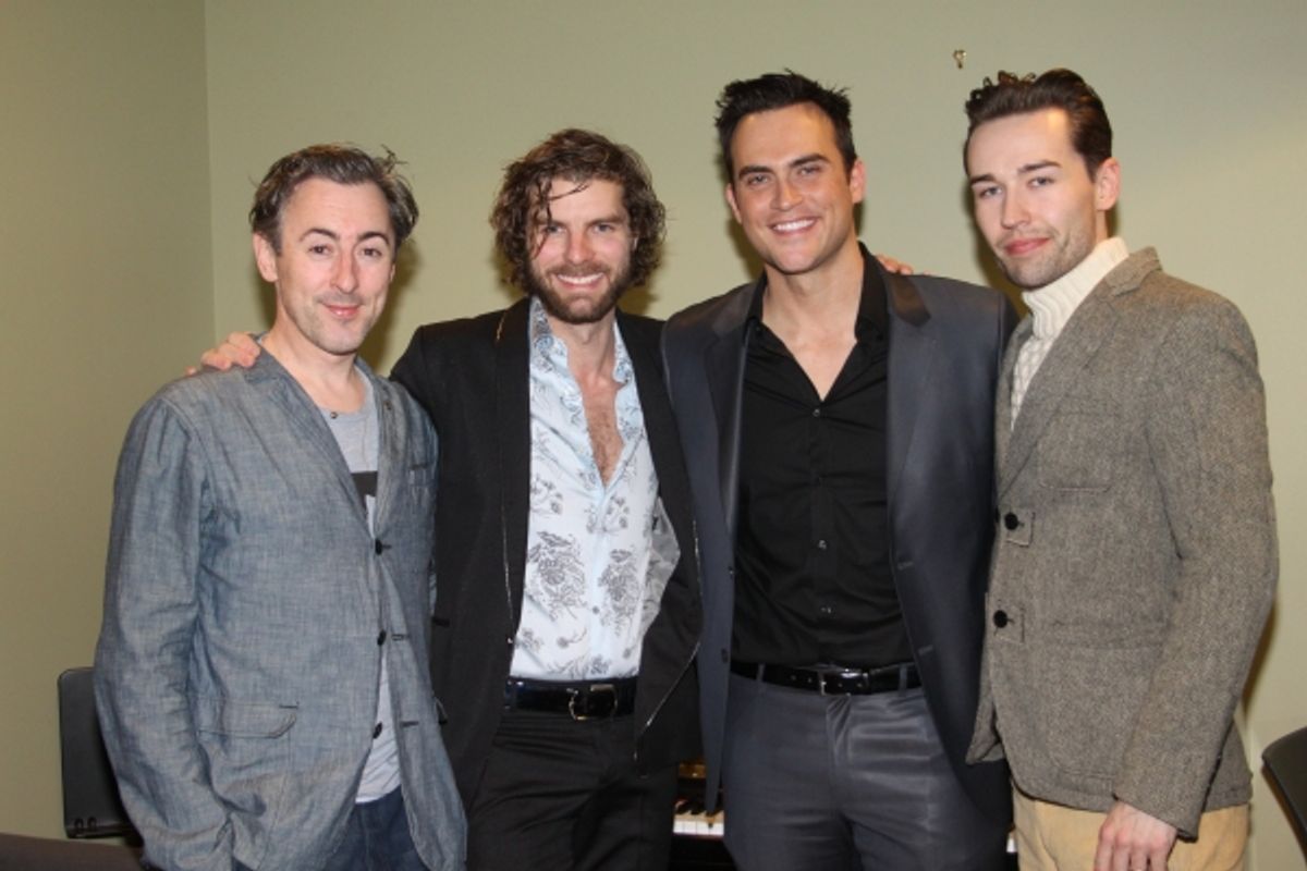 Alan Cumming, Lance Horne, Cheyenne Jackson and Paul Spicer at 
