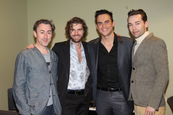 Alan Cumming, Lance Horne, Cheyenne Jackson and Paul Spicer Photo