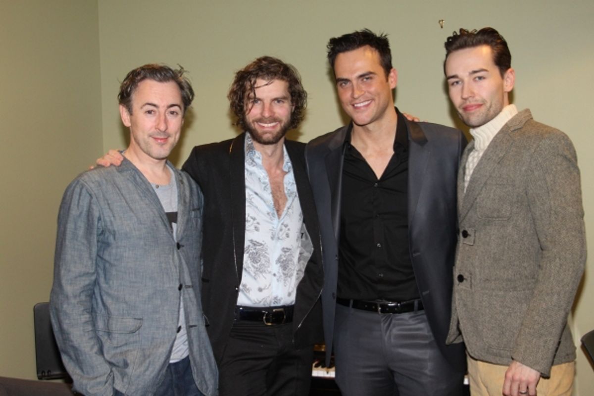Alan Cumming, Lance Horne, Cheyenne Jackson and Paul Spicer at 