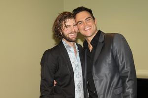 Lance Horne and Cheyenne Jackson Photo