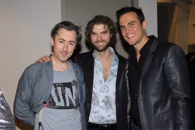 Alan Cumming, Lance Horne and Cheyenne Jackson Photo