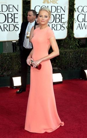Emma Stone pictured at the 68th Annual Golden Globe Awards held at The Beverly Hilton Photo
