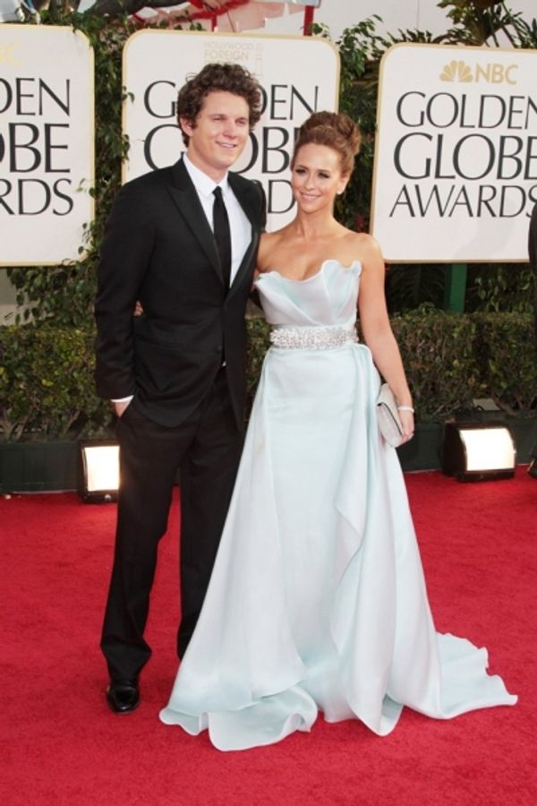 Jennifer Love Hewitt and Alex Beh pictured at the 68th Annual Golden Globe Awards hel Photo