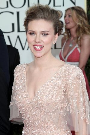 Scarlett Johansson pictured at the 68th Annual Golden Globe Awards held at The Beverl Photo