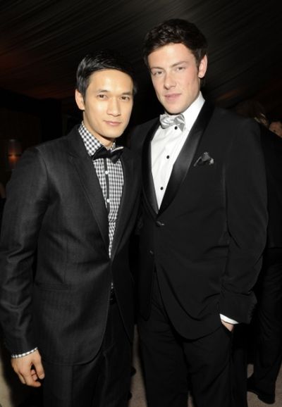 GOLDEN GLOBE AWARDS VIEWING PARTY AND POST-SHOW CELEBRATION: (L-R):  GLEE'S Harry Shu Photo
