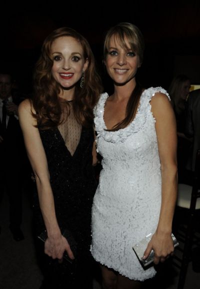 GOLDEN GLOBE AWARDS VIEWING PARTY AND POST-SHOW CELEBRATION: (L-R): GLEE's Jayma Mays Photo