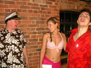 Mike Gates, Adele Stanhope and Danny Hynes
 Photo