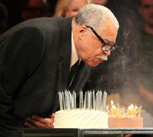 'Driving Miss Daisy' celebrates James Earl Jones' 80th Birthday with Vanessa Redgrave & Boyd Gaines during the Curtain Call at the Golden Theatre in New York City. @ BroadwayWorld 'Driving Miss Daisy' celebrates James Earl Jones' 80th Birthday with Vanessa Redgrav Photo
