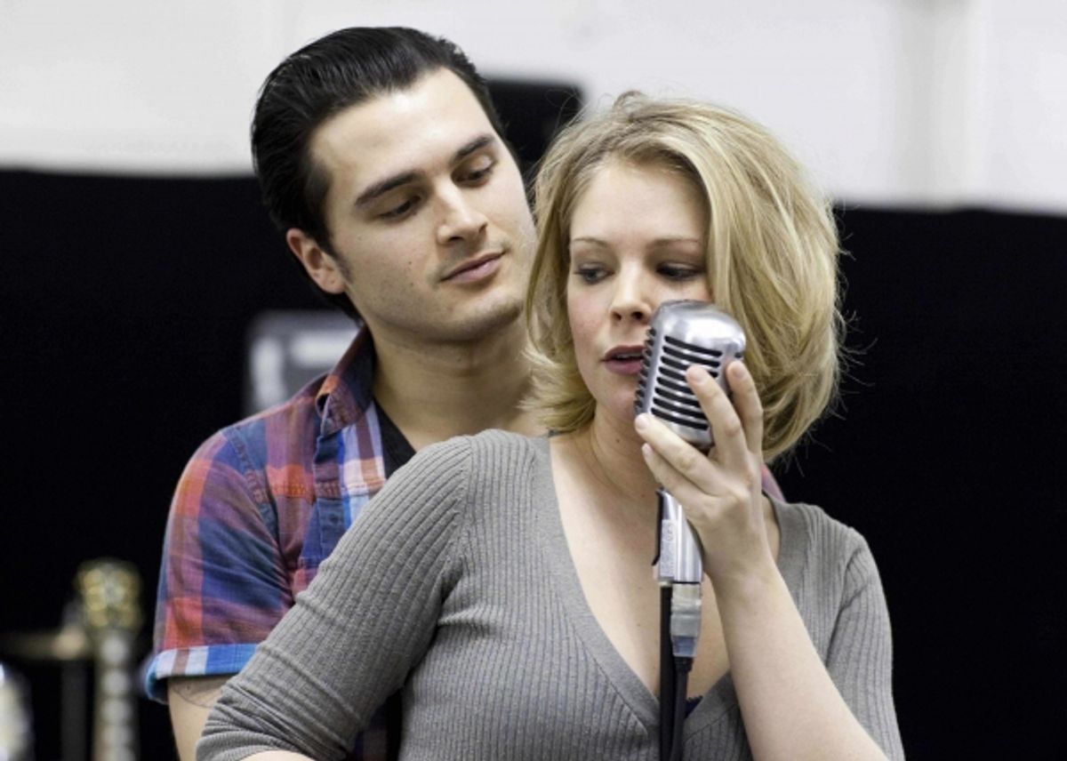 Michael Malarkey and Francesca Jackson at 