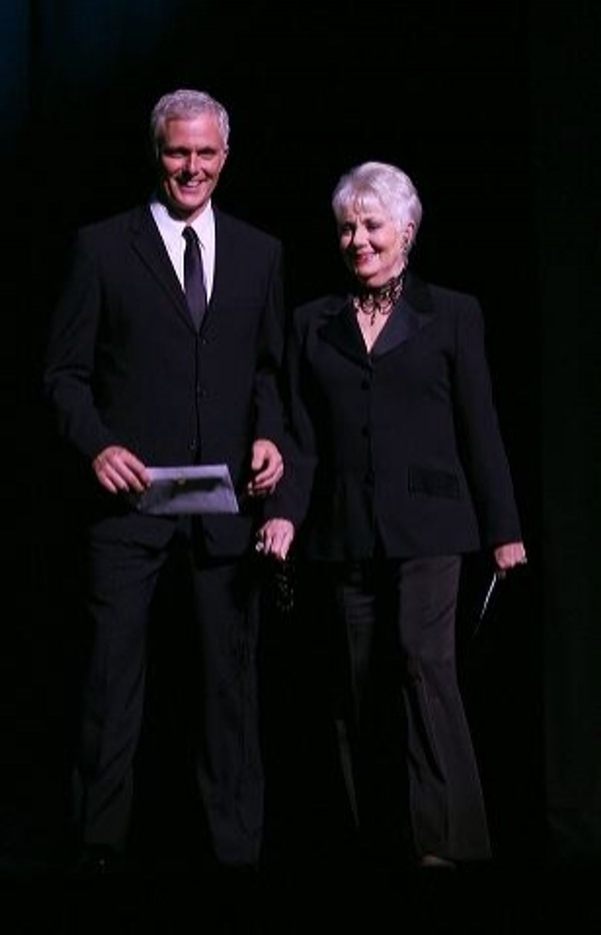 Patrick Cassidy (L) and Shirley Jones at 