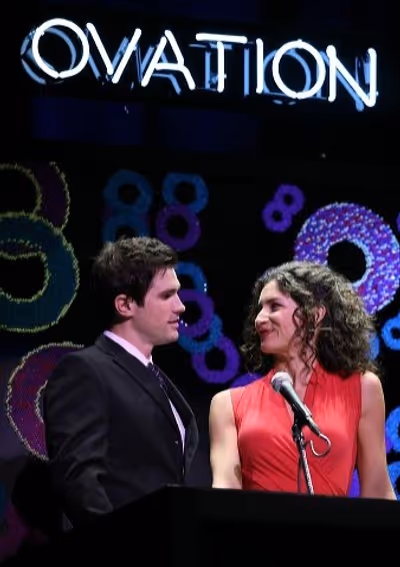 Matt Cavenaugh (L) and Jenny Powers  Photo