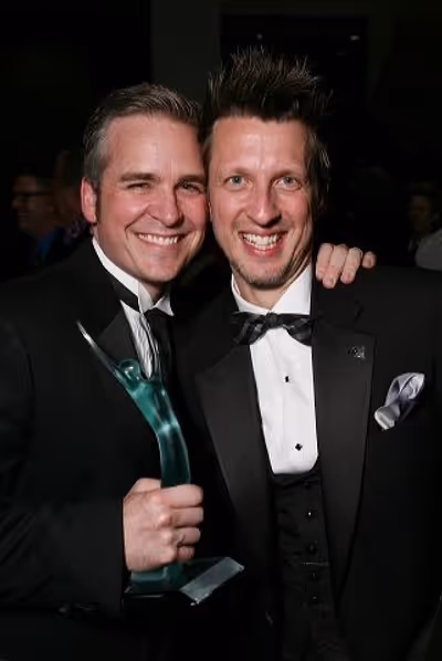 Robert J. Townsend (L) and Chad Borden Photo