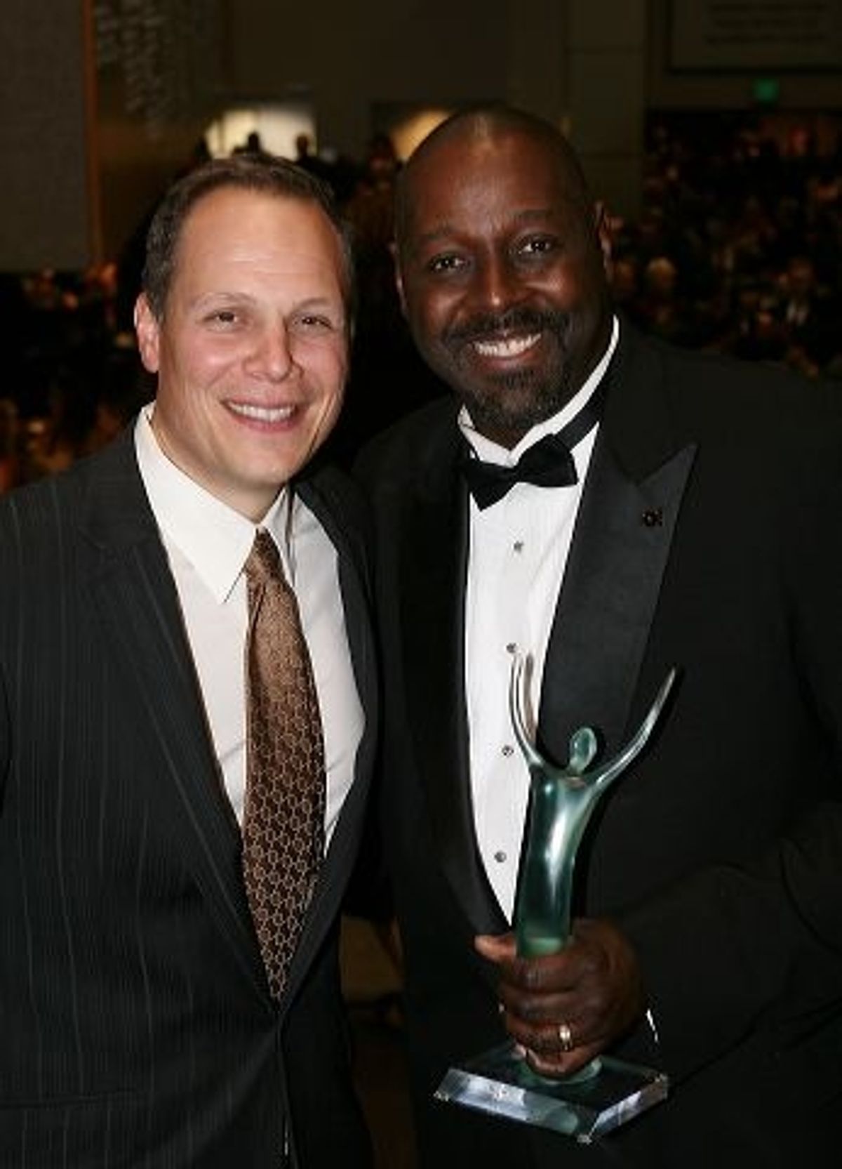 David Tarlow (L) and Ovation winner Michael Shepperd at 