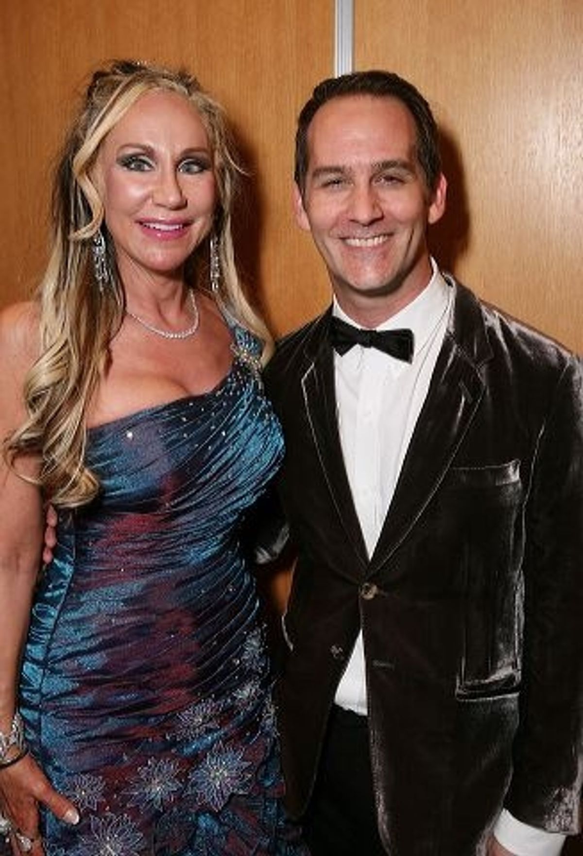 Carole W. Nussbaum (L) and LA Stage Executive Director Terence Mcfarland  at 