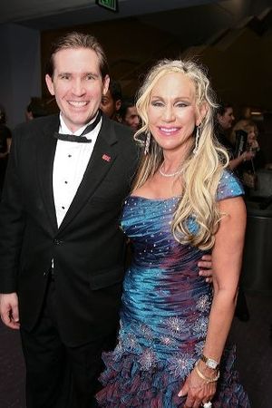 Douglas Clayton and President and CEO Cabrillo Music Theatre Carole W. Nussbaum Photo