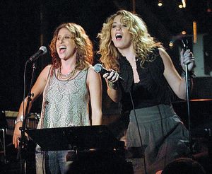 Kacie Sheik and Caissie Levy @ BroadwayWorld Kacie Sheik and Caissie Levy Photo