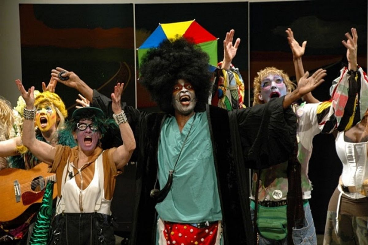 A scene from Taylor Mac's THE WALK ACROSS AMERICA FOR MOTHER EARTH at 