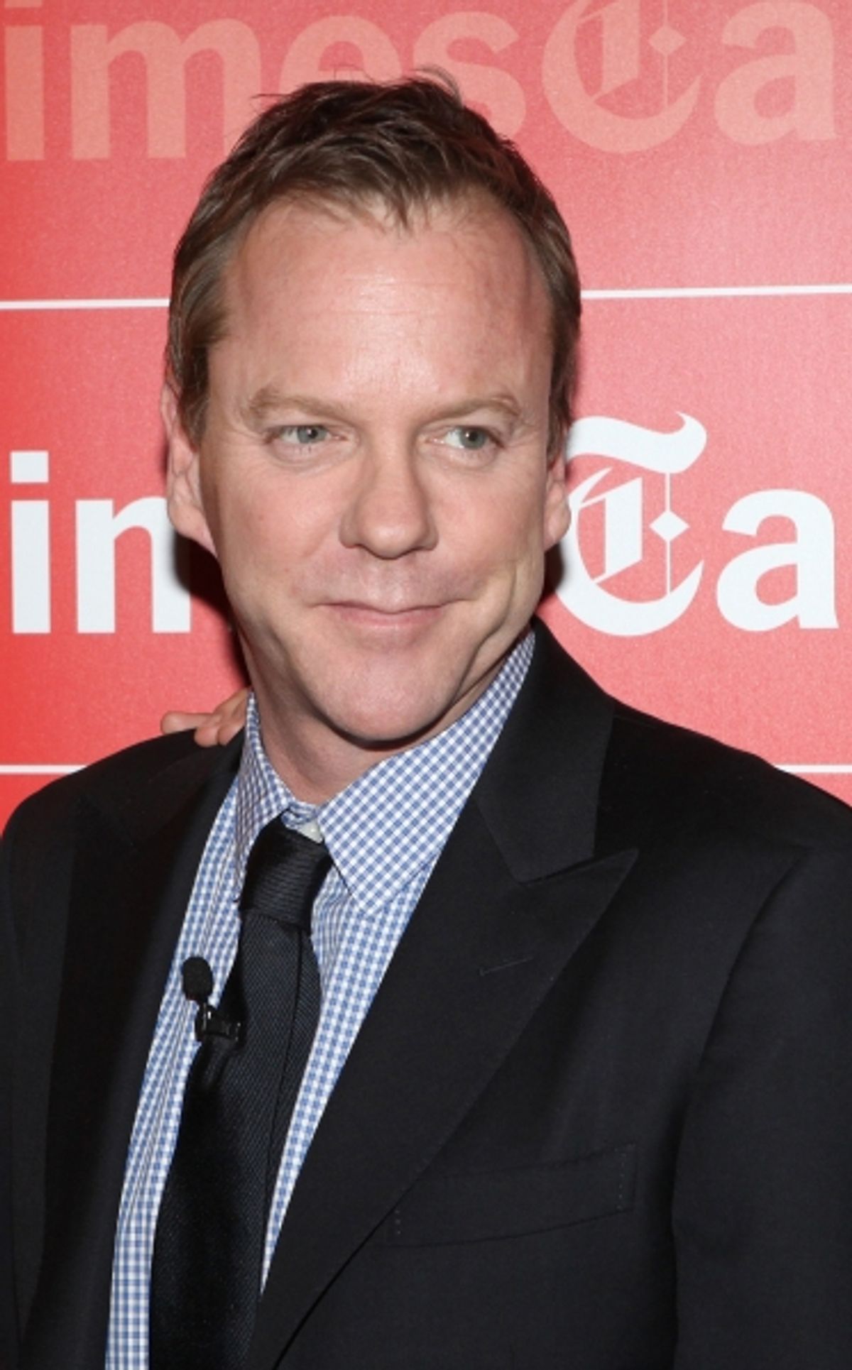 TimesTalks Presents A Conversation With The Champion Acting Ensemble,  Kiefer Sutherland  with cast members of Broadway's  'That Championship Season' at the Times Center in New York City. at 