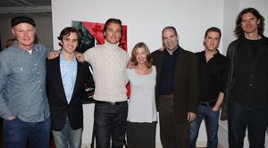 Playwright David Hay, Producer Andy Sandberg, Michael T. Weiss, Donna Bullock, Daniel Photo