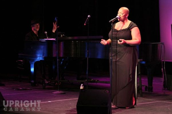 Todd Schroeder and Frenchie Davis at Upright Cabaret's American Icon Series at Thousa Photo