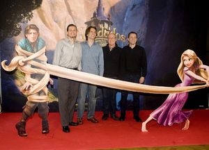 Nathan Greno, Byron Howard, Glen Keane y JesÃºs Canal
 Photo